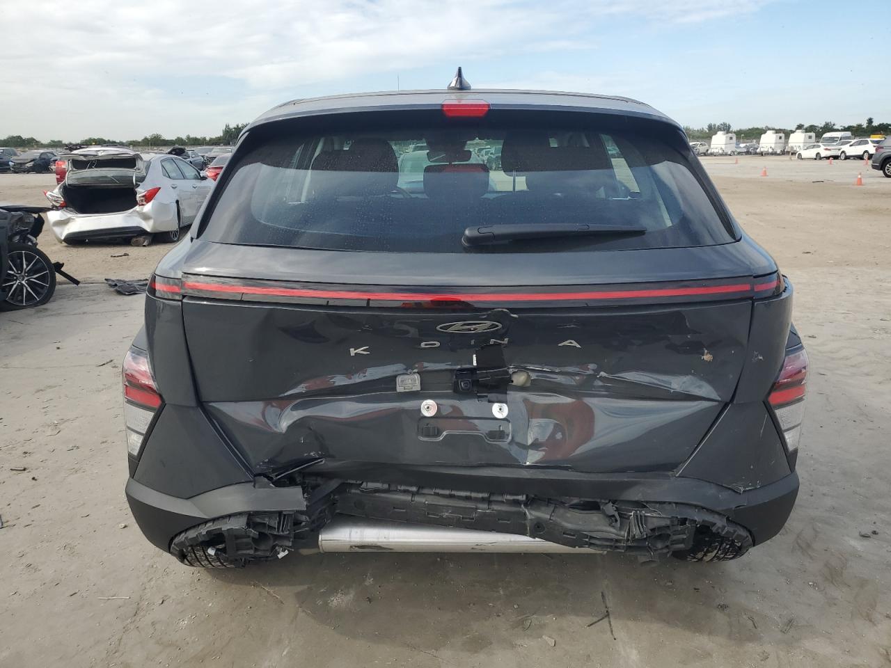 2024 Hyundai Kona VIN KM8HA3AB4RU115302 Copart auction photo, rear end damage thumbnail 6