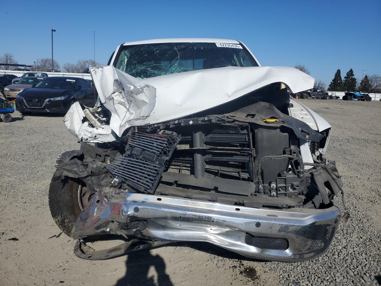 2020 RAM 1500 VIN 1C6RR6TT2LS133705 Copart auction photo, front end / side damage thumbnail 5