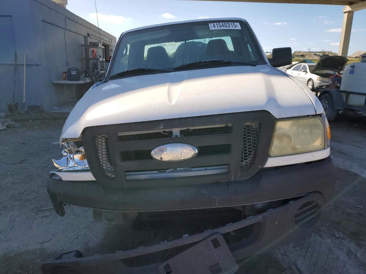 2009 Ford Ranger VIN 1FTYR10D89PA31521 Copart auction photo, front end / side damage thumbnail 5
