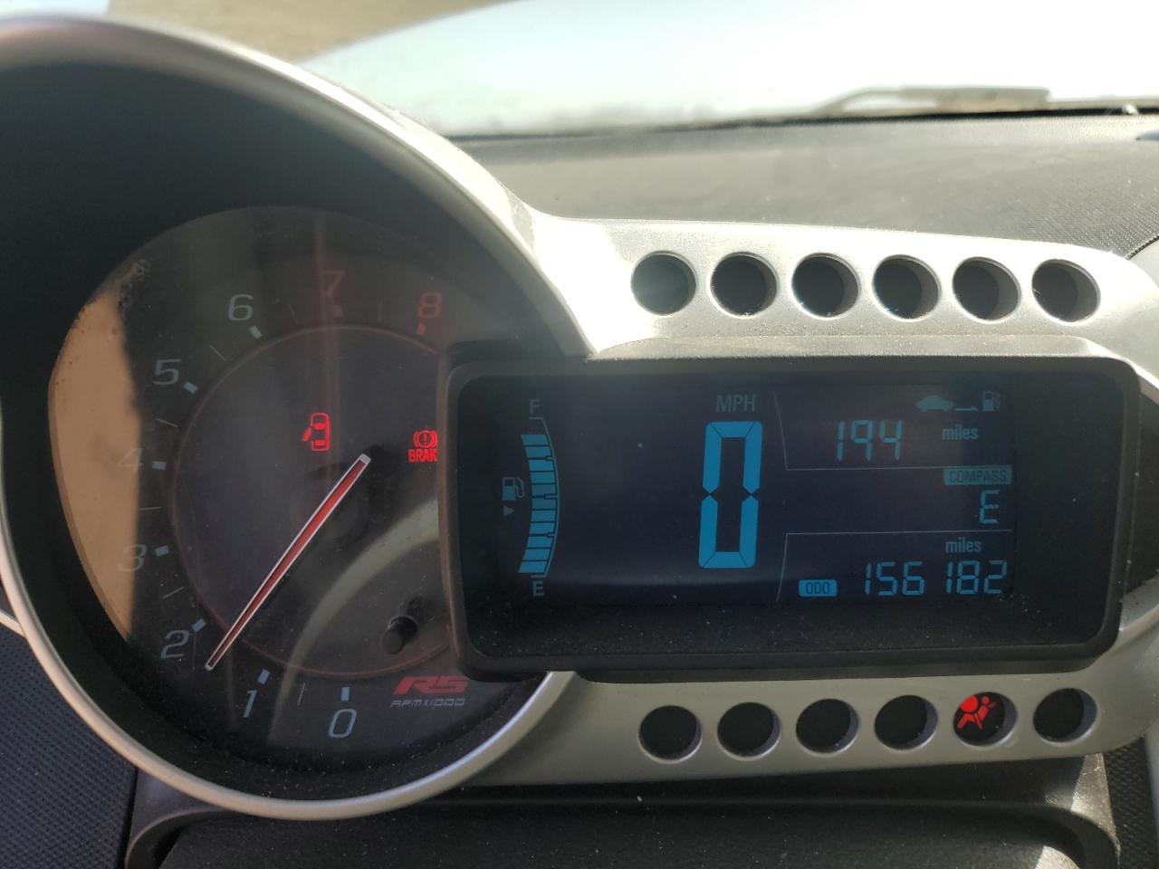 2015 Chevrolet Sonic VIN 1G1JH5SB4F4167187 Copart auction photo, side / rear end damage thumbnail 9