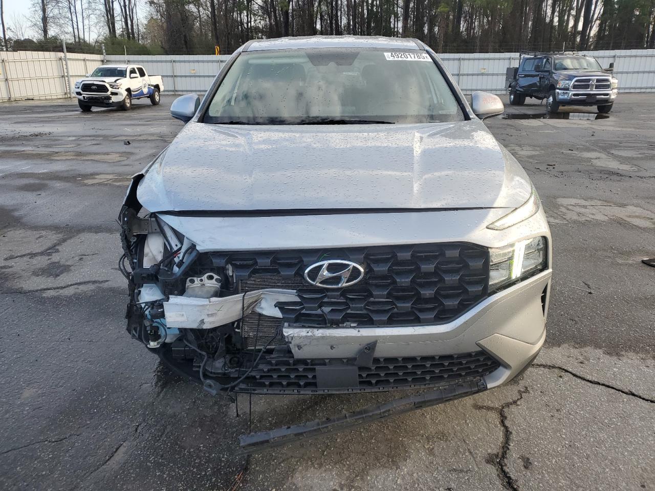 2021 Hyundai Santa Fe VIN 5NMS1DAJ6MH356530 Copart auction photo, front end damage thumbnail 5