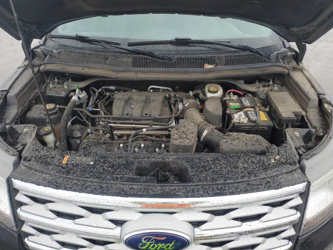 2019 Ford Explorer VIN 1FM5K8D85KGB46902 Copart auction photo, side / front end damage thumbnail 13