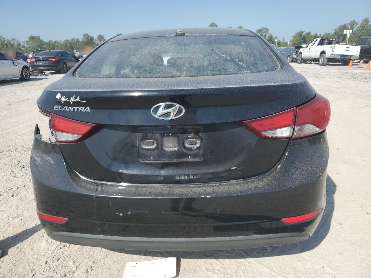 2016 Hyundai Elantra VIN KMHDH4AE5GU618599 Copart auction photo, all over damage thumbnail 6