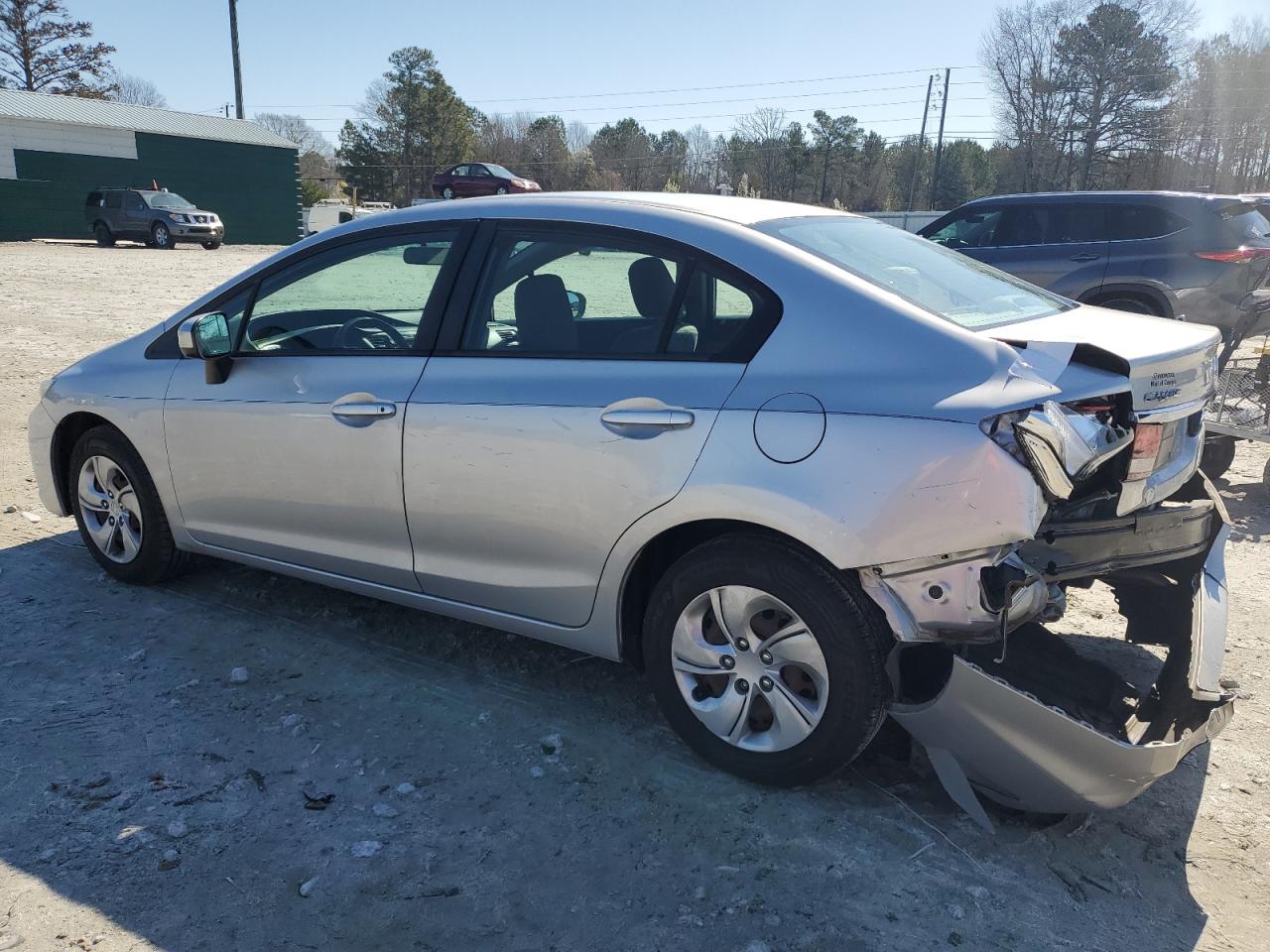 2015 Honda Civic VIN 19XFB2F51FE015965 Copart auction photo, rear end damage thumbnail 2