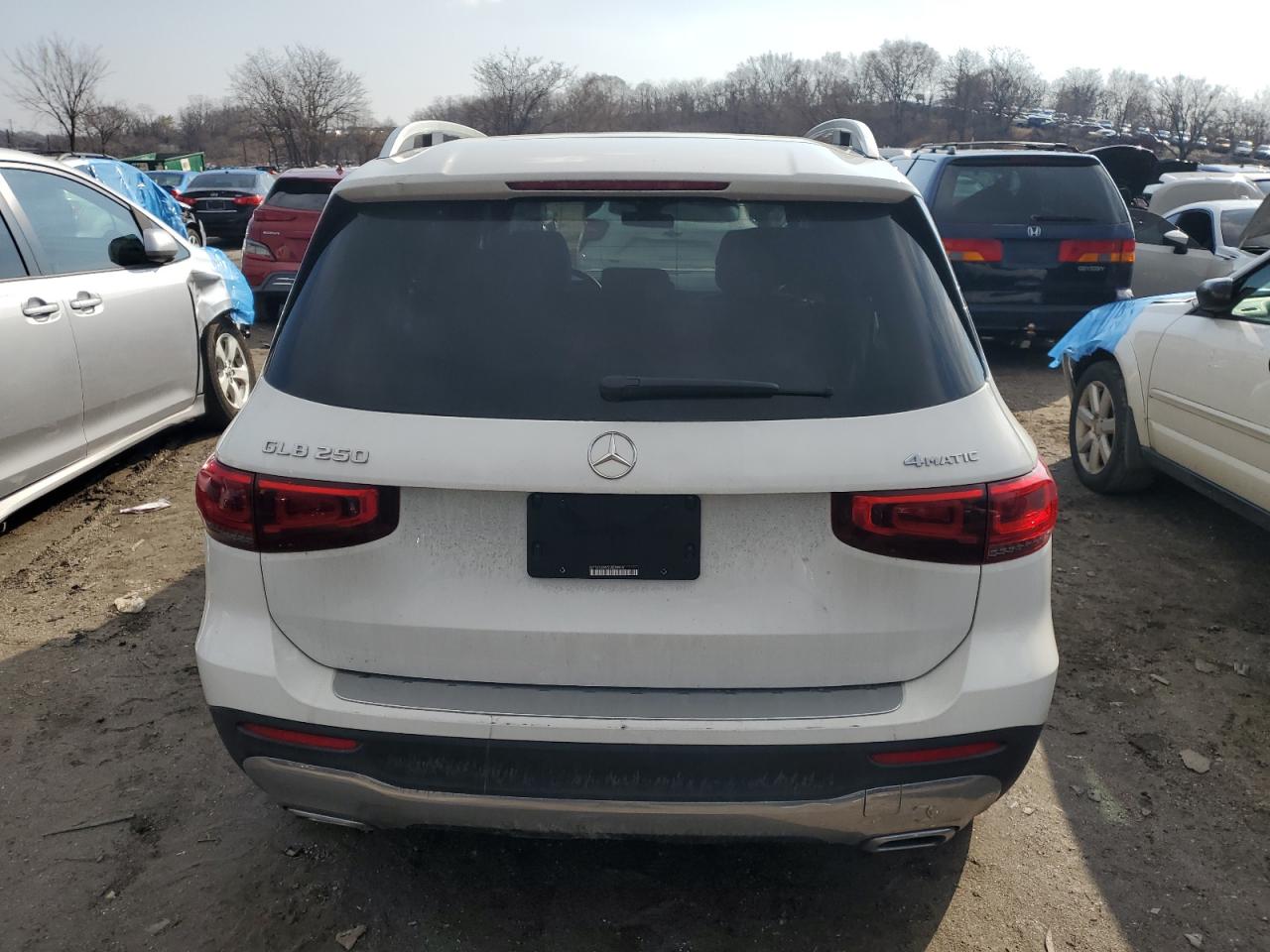 2020 Mercedes-Benz GLB VIN W1N4M4HB0LW055545 Copart auction photo, front end damage thumbnail 6