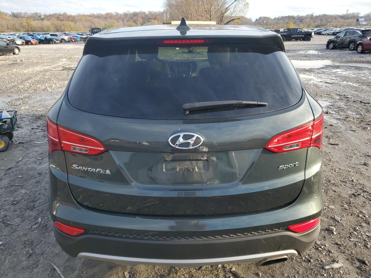 2013 Hyundai Santa Fe VIN 5XYZU3LB0DG051752 Copart auction photo, side damage thumbnail 6