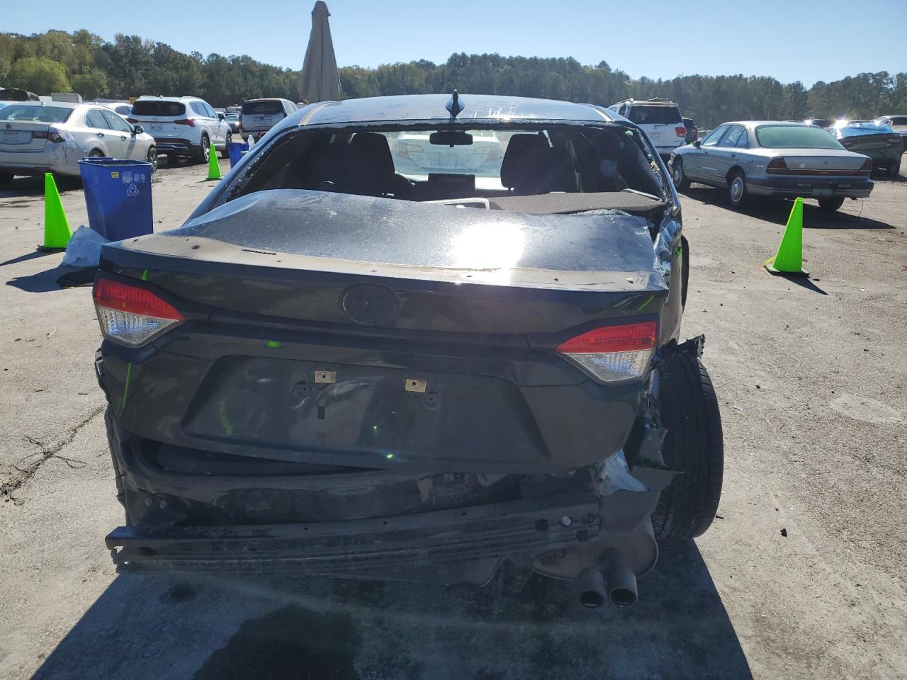 2020 Toyota Corolla VIN JTDS4RCE9LJ038026 Copart auction photo, rear end / side damage thumbnail 6
