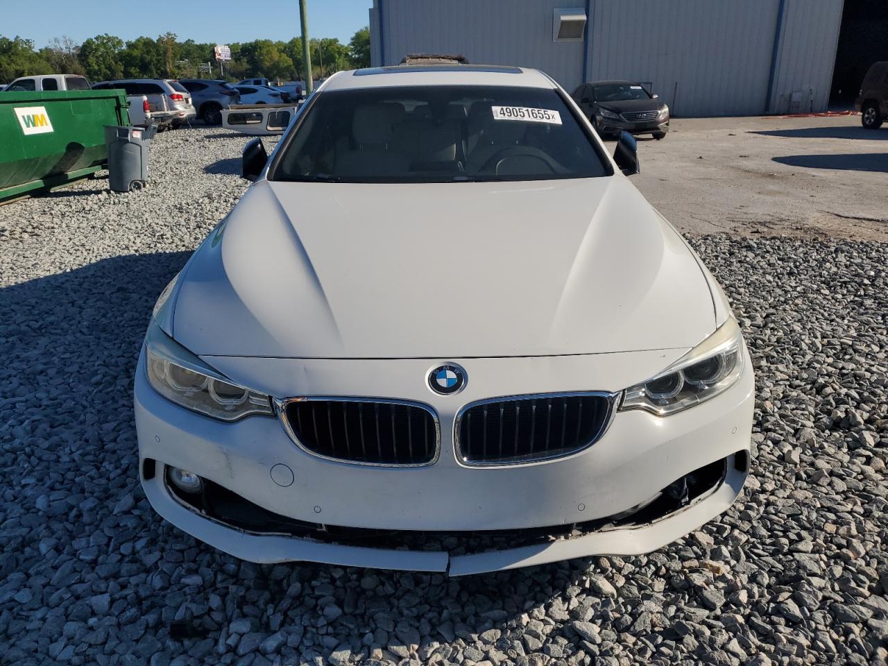2015 BMW 4er VIN WBA4A5C53FD410938 Copart auction photo, front end / mechanical damage thumbnail 5