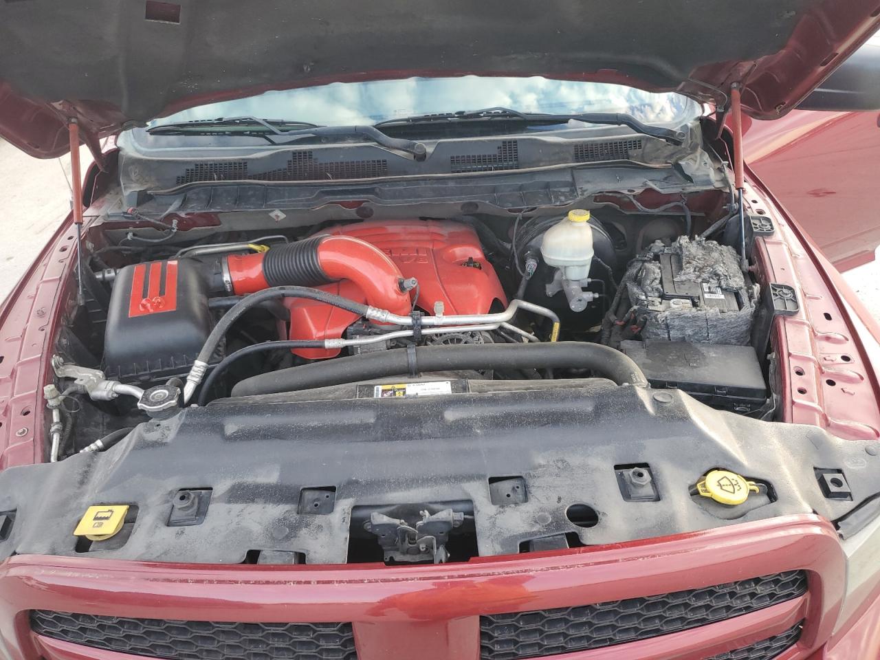 2014 RAM 1500 VIN 1C6RR6FT0ES403688 Copart auction photo, rear end damage thumbnail 11