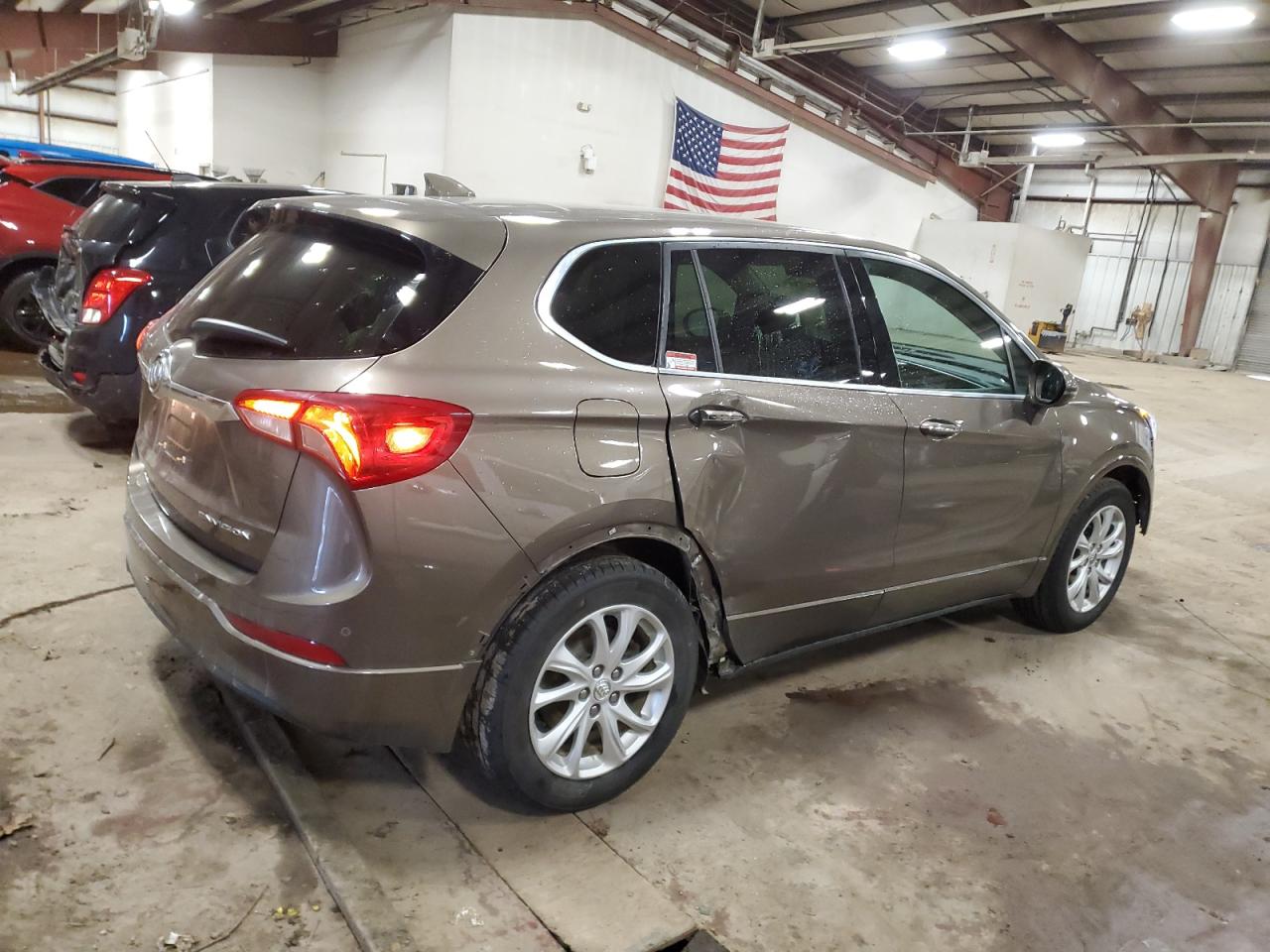 2019 Buick Envision VIN LRBFXBSA5KD121897 Copart auction photo, side / front end damage thumbnail 3