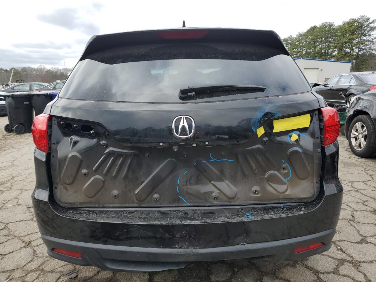 2015 Acura RDX VIN 5J8TB3H56FL011019 Copart auction photo, rear end / front end damage thumbnail 6