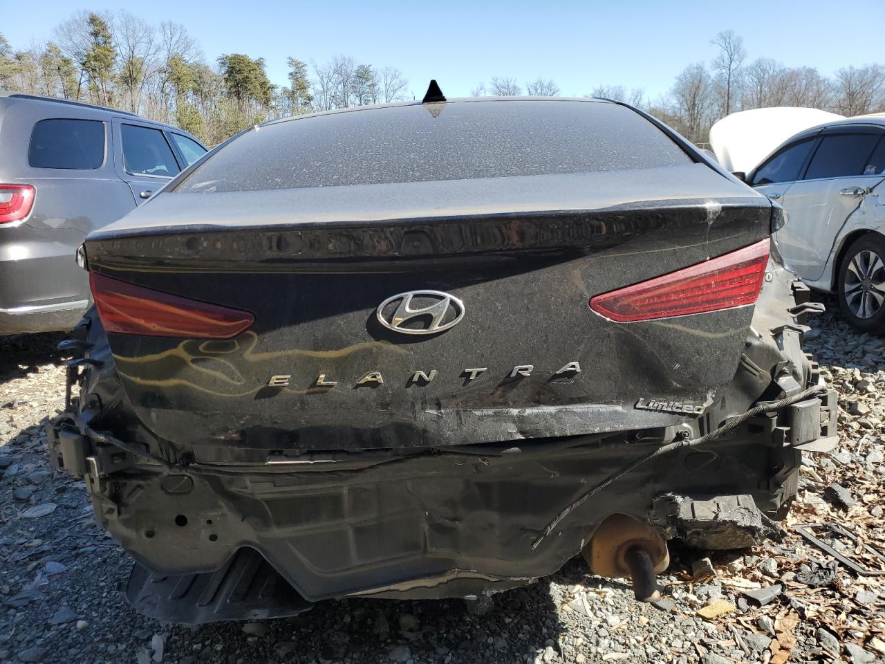 2020 Hyundai Elantra VIN 5NPD84LF8LH535151 Copart auction photo, rear end damage thumbnail 6