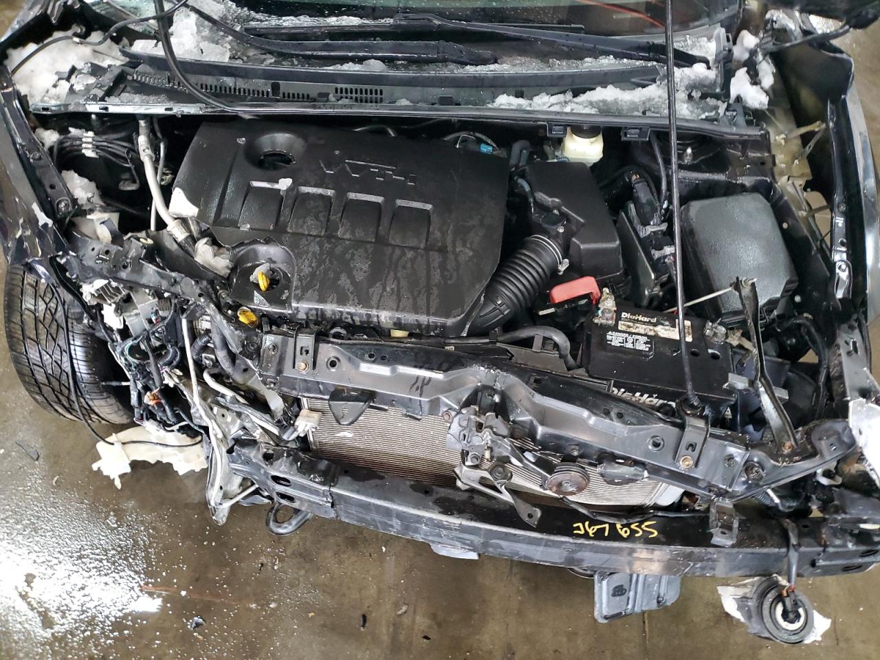 2015 Toyota Corolla VIN 5YFBURHE2FP258746 Copart auction photo, front end / rear end damage thumbnail 11