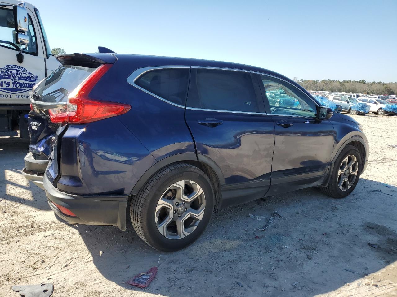 2018 Honda CR-V VIN 5J6RW1H82JA001016 Copart auction photo, rear end damage thumbnail 3