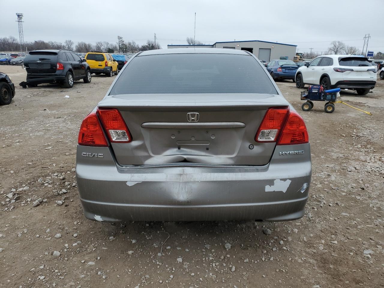 2005 Honda Civic VIN JHMES95685S011288 Copart auction photo, rear end / front end damage thumbnail 6