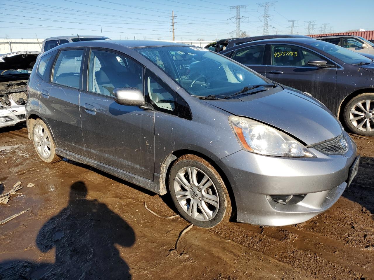 2010 Honda Fit VIN JHMGE8H42AC010985 Copart auction photo, mechanical / normal wear damage thumbnail 4