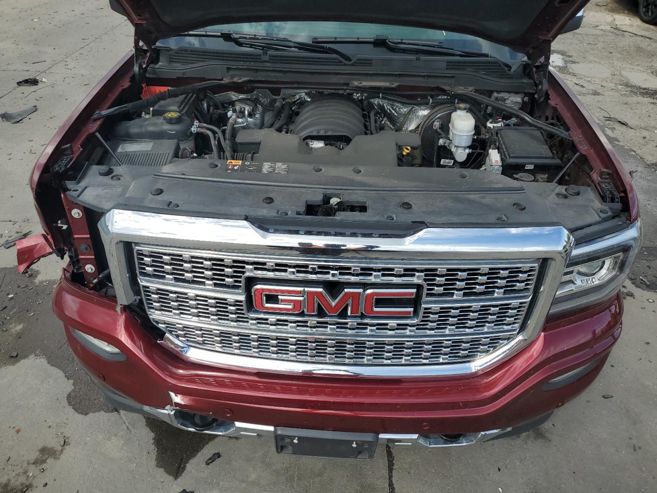2016 GMC Sierra VIN 3GTP1PEJ1GG231744 Copart auction photo, front end / side damage thumbnail 11