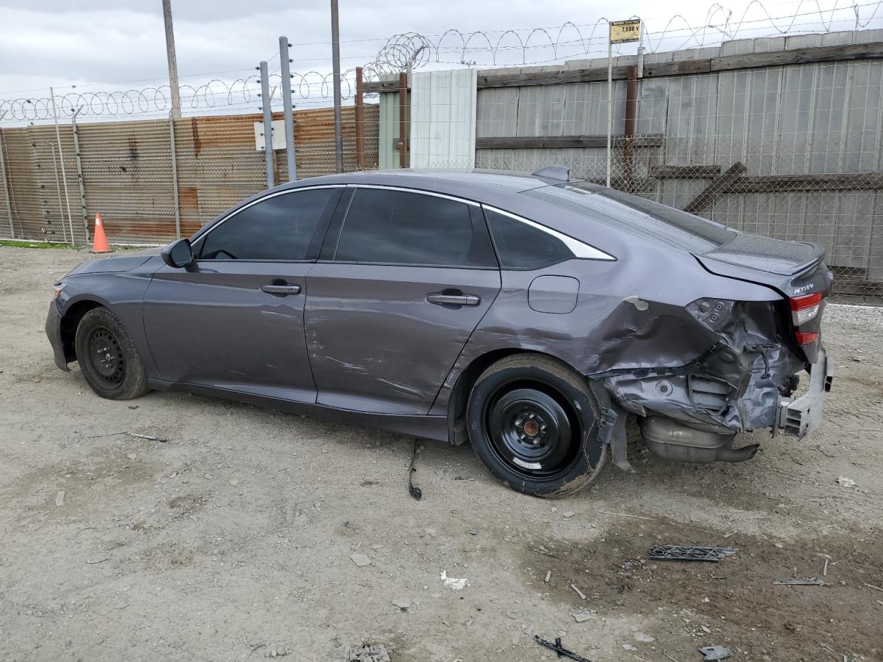 2019 Honda Accord VIN 1HGCV1F33KA007626 Copart auction photo, rear end / front end damage thumbnail 2