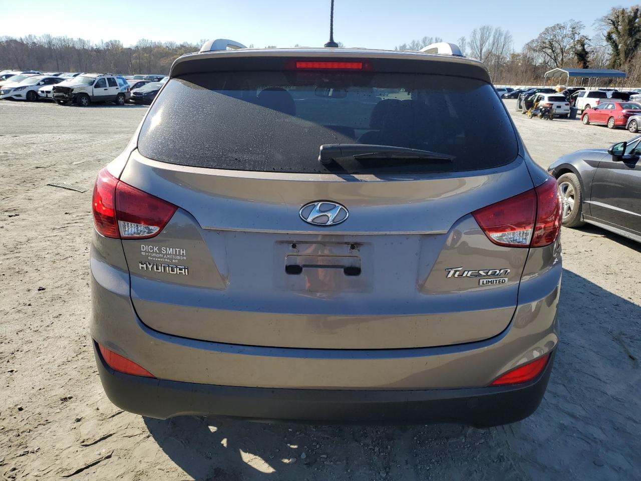 2013 Hyundai Tucson VIN KM8JU3AC1DU589217 Copart auction photo, side damage thumbnail 6