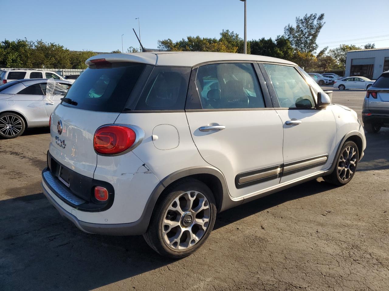 2014 Fiat 500 VIN ZFBCFADH6EZ020390 Copart auction photo, front end damage thumbnail 3