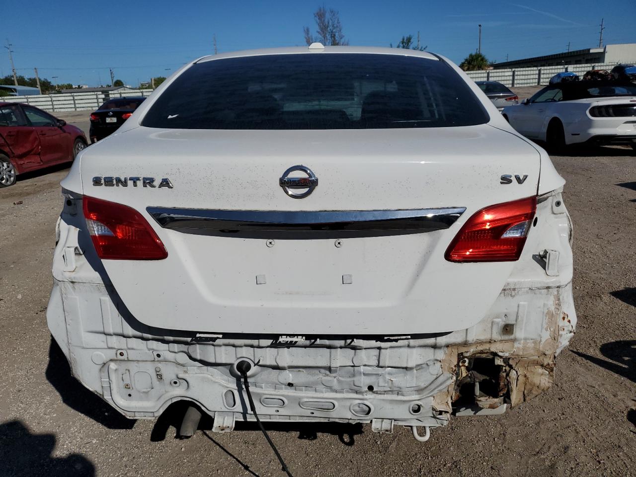 2017 Nissan Sentra VIN 3N1AB7AP4HY219597 Copart auction photo, front end / rear end damage thumbnail 6