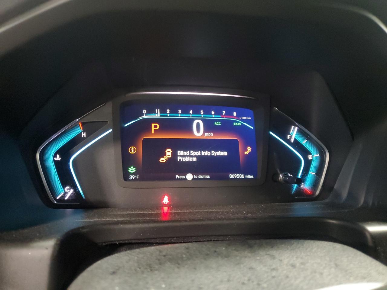 2018 Honda Odyssey VIN 5FNRL6H79JB071302 Copart auction photo, rear end damage thumbnail 9