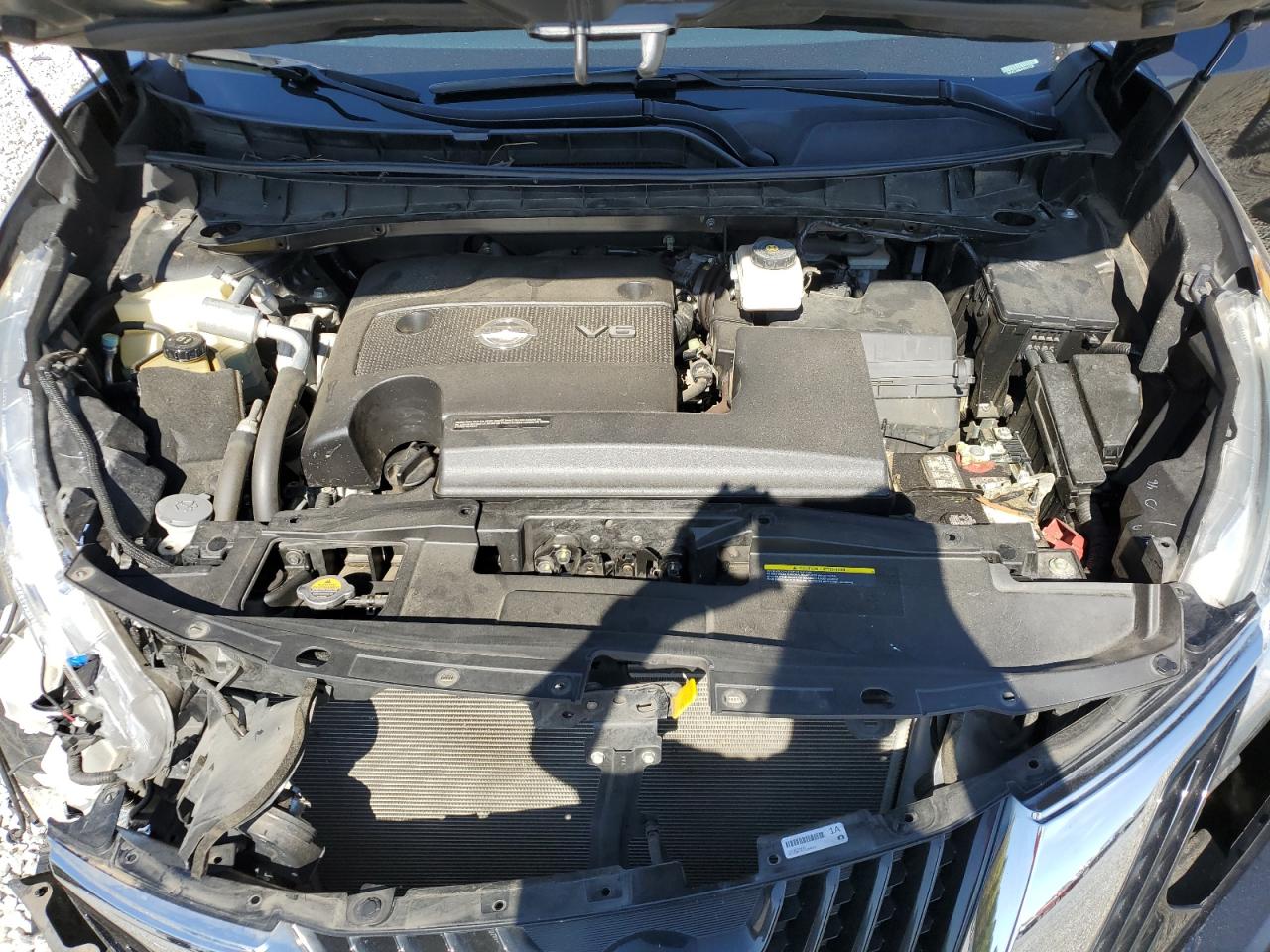 2017 Nissan Murano VIN 5N1AZ2MG4HN141130 Copart auction photo, front end / undercarriage damage thumbnail 13