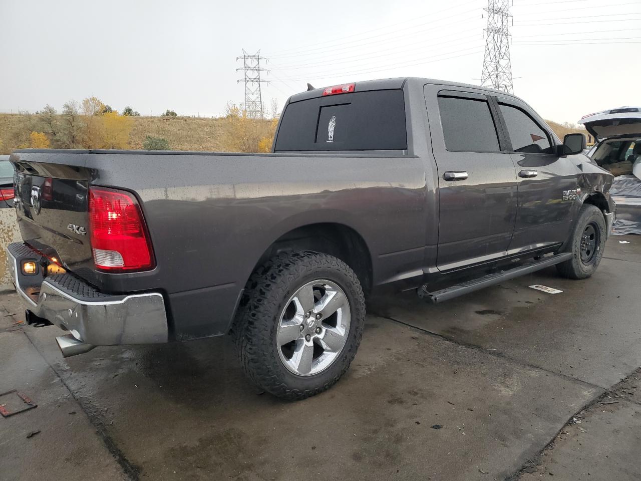 2014 RAM 1500 VIN 1C6RR7TT1ES275097 Copart auction photo, side damage thumbnail 3