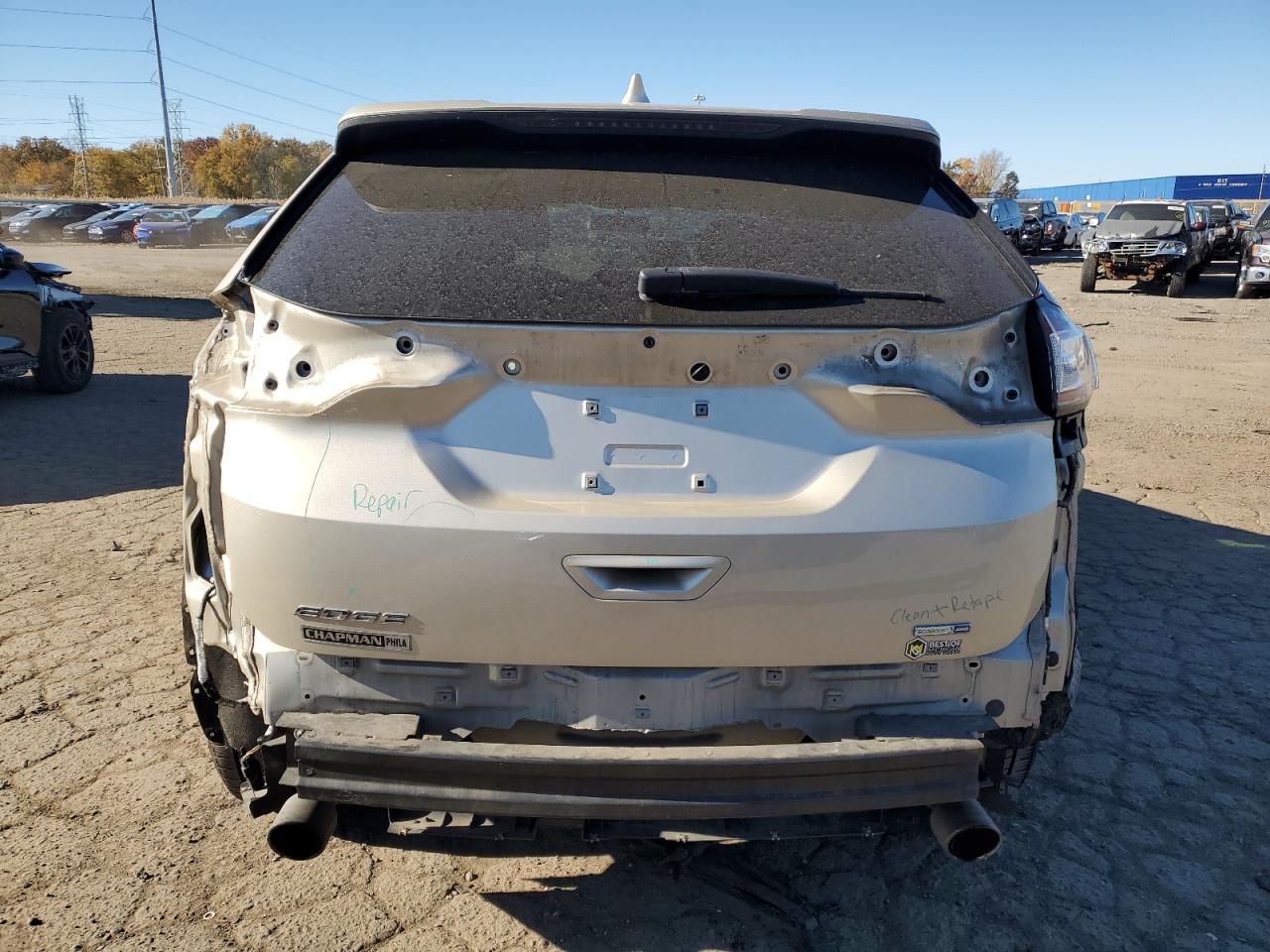 2017 Ford Edge VIN 2FMPK4G96HBC47162 Copart auction photo, rear end damage thumbnail 6