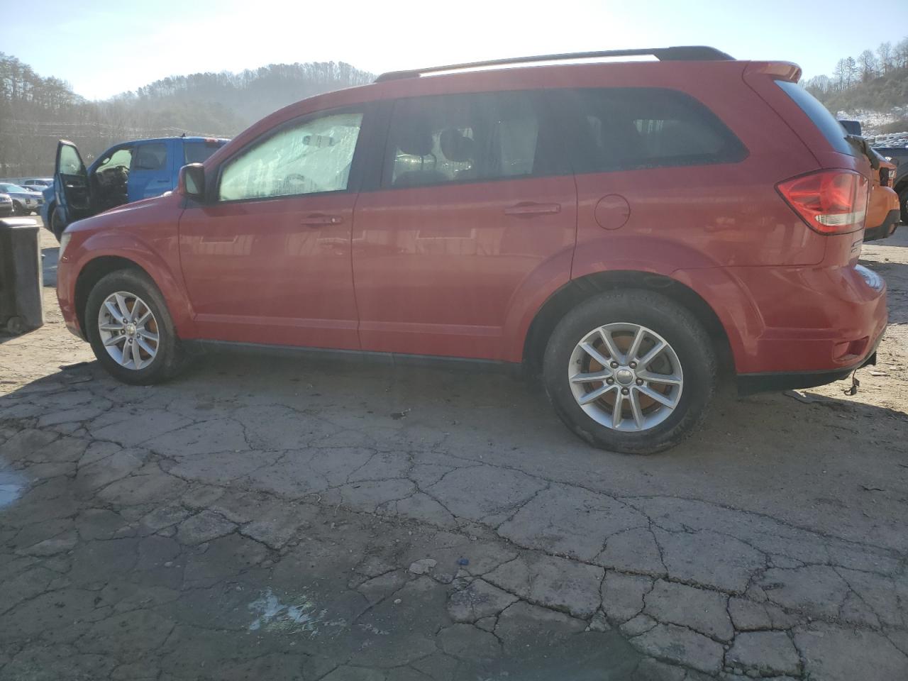 2015 Dodge Journey VIN 3C4PDDBGXFT660546 Copart auction photo, water/flood damage thumbnail 2