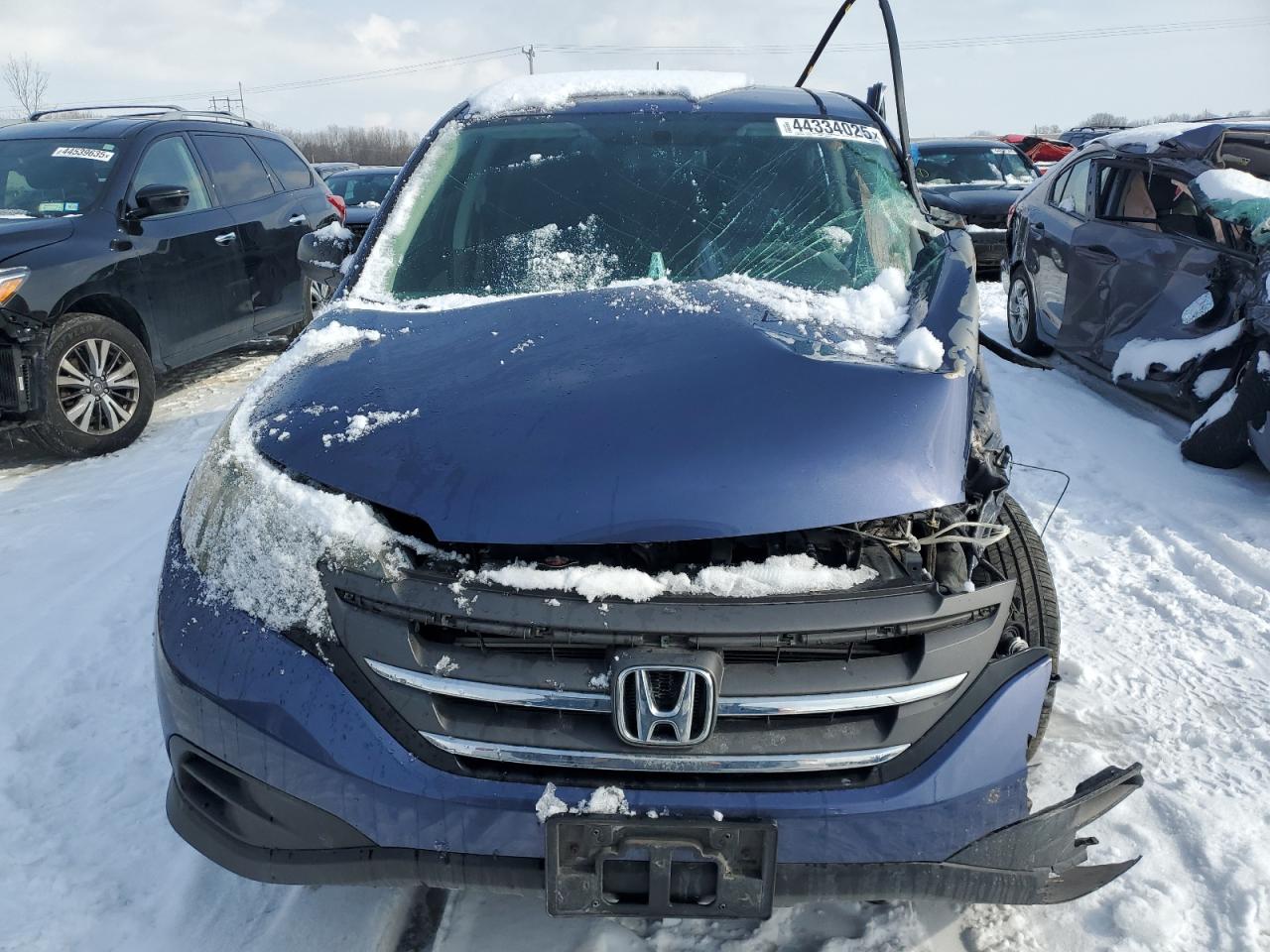 2014 Honda CR-V VIN 2HKRM4H35EH626056 Copart auction photo, front end / side damage thumbnail 5