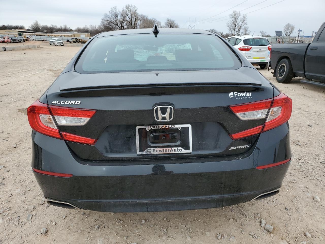 2021 Honda Accord VIN 1HGCV1F3XMA079443 Copart auction photo, front end / minor dent/scratches damage thumbnail 6