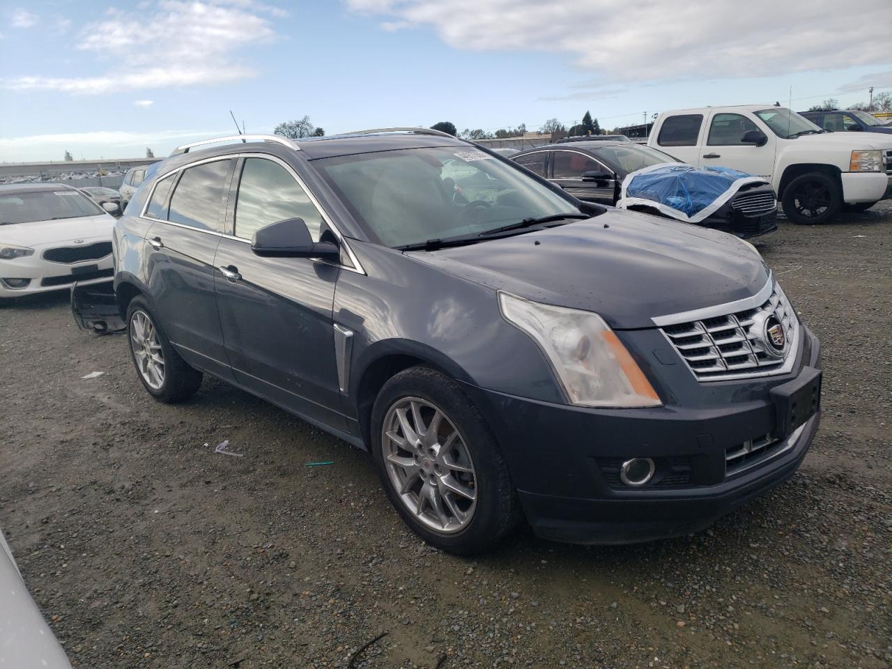 2013 Cadillac SRX VIN 3GYFNDE34DS613883 Copart auction photo, rear end damage thumbnail 4