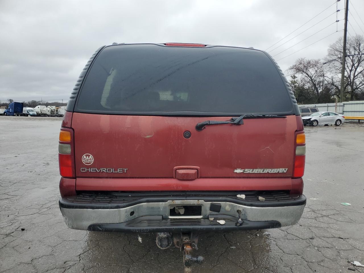 2003 Chevrolet Suburban VIN 1GNFK16Z33J224952 Copart auction photo, front end / side damage thumbnail 6
