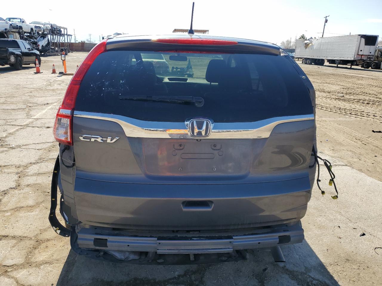 2015 Honda CR-V VIN 3CZRM3H51FG704235 Copart auction photo, front end / rear end damage thumbnail 6