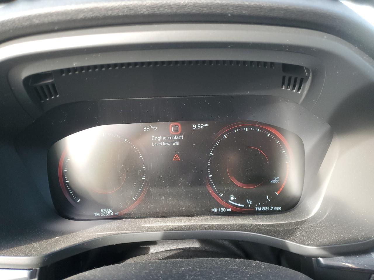 2020 Volvo XC60 VIN YV4102RK7L1459073 Copart auction photo, front end / rear end damage thumbnail 9