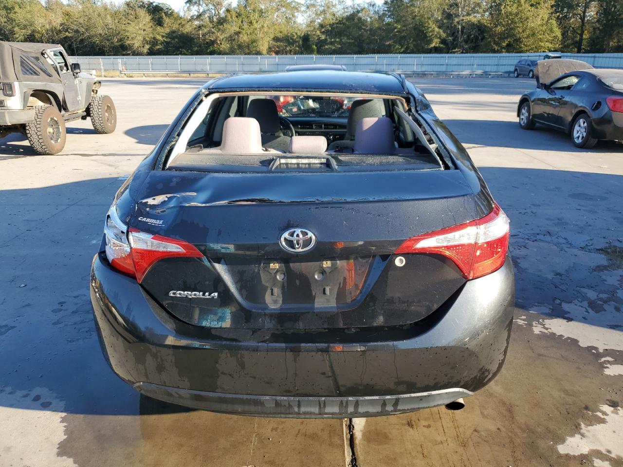 2015 Toyota Corolla VIN 2T1BURHE3FC337200 Copart auction photo, top/roof / all over damage thumbnail 6