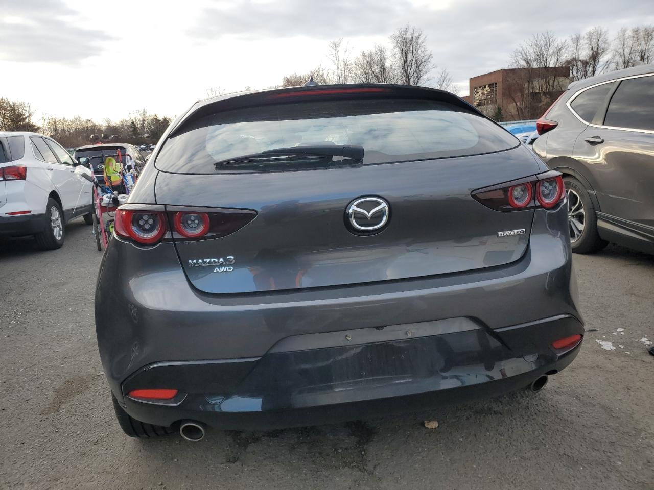 2020 Mazda 3 VIN JM1BPBMM1L1162425 Copart auction photo, front end / side damage thumbnail 6