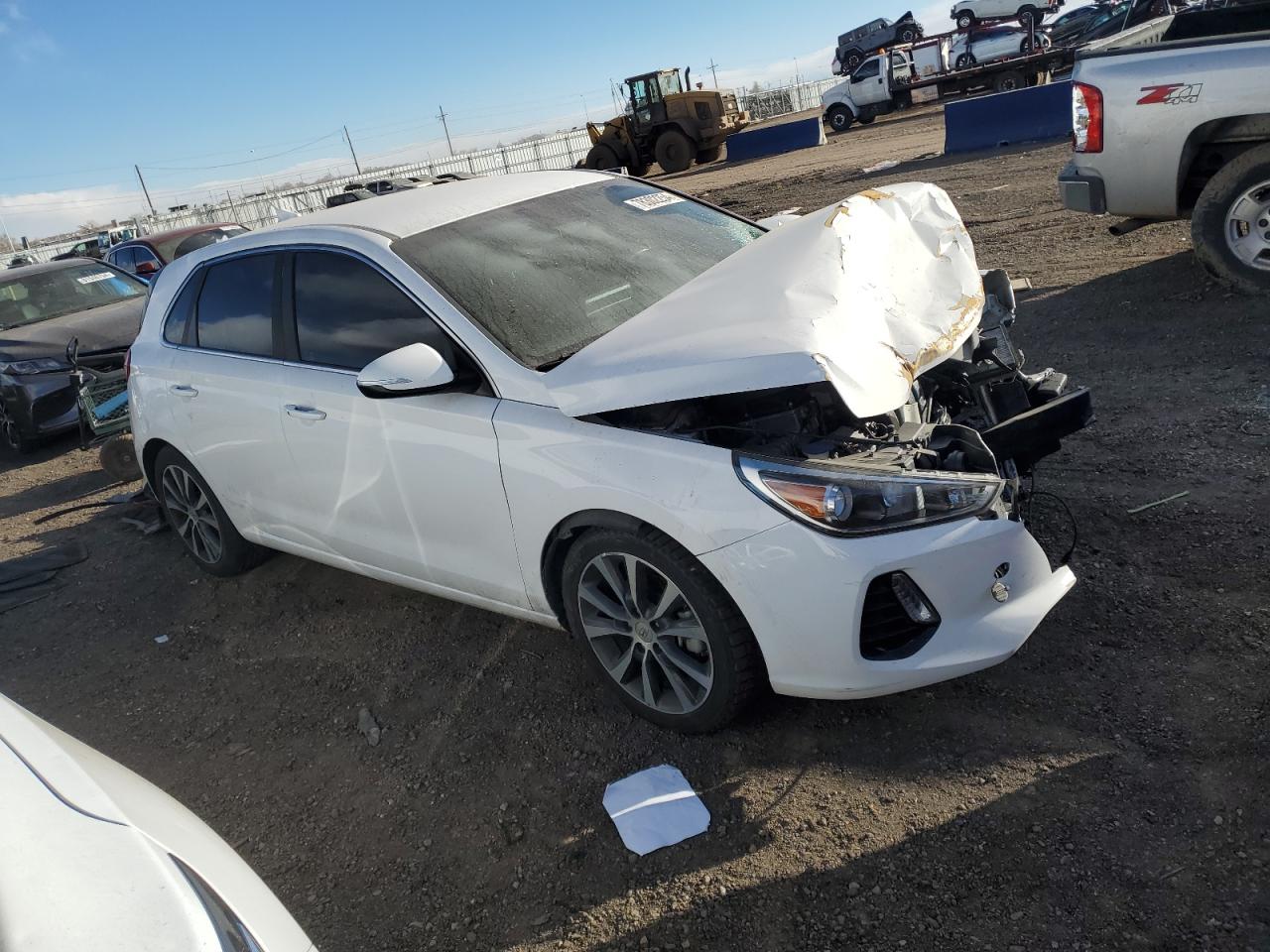 2018 Hyundai Elantra VIN KMHH35LE9JU012703 Copart auction photo, front end damage thumbnail 4