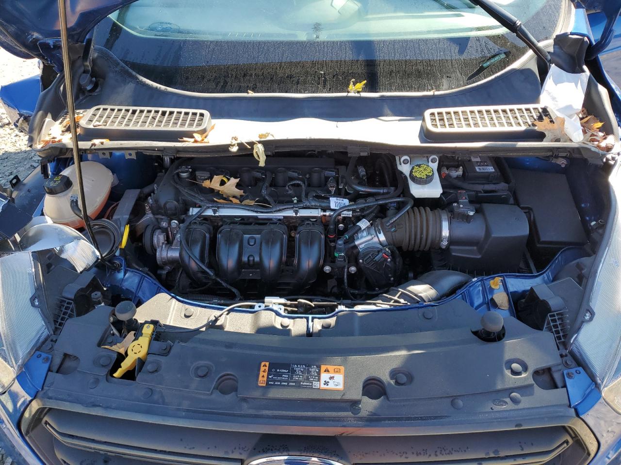 2019 Ford Escape VIN 1FMCU0F71KUC46973 Copart auction photo, front end / side damage thumbnail 14