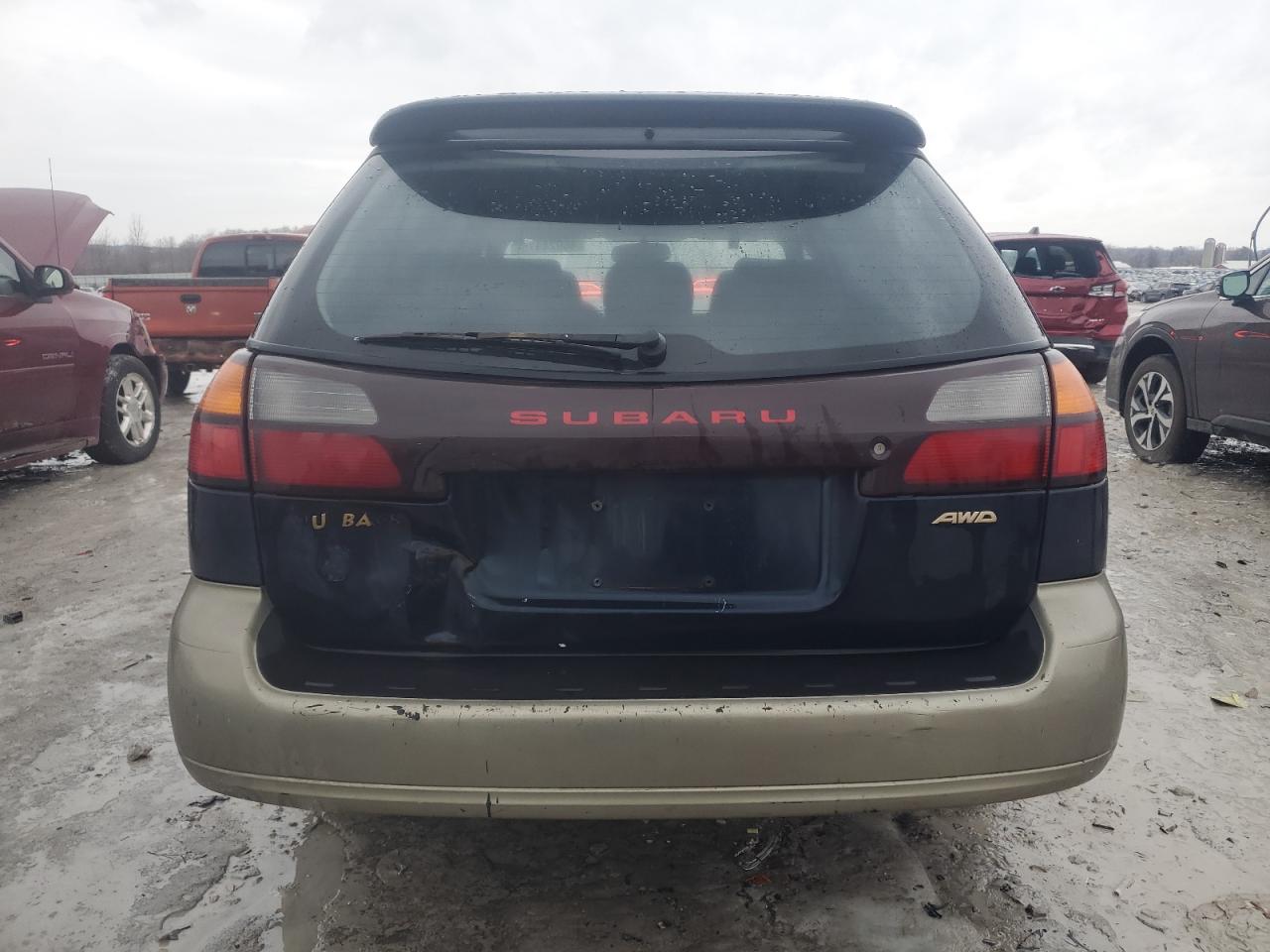 2000 Subaru Legacy VIN 4S3BH6656Y7662837 Copart auction photo, front end damage thumbnail 6