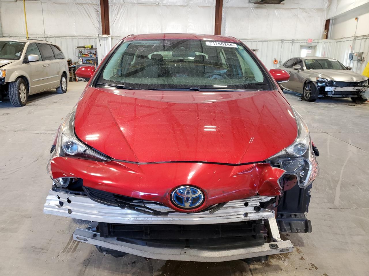 2017 Toyota Prius VIN JTDKARFU2H3052728 Copart auction photo, front end / rear end damage thumbnail 5