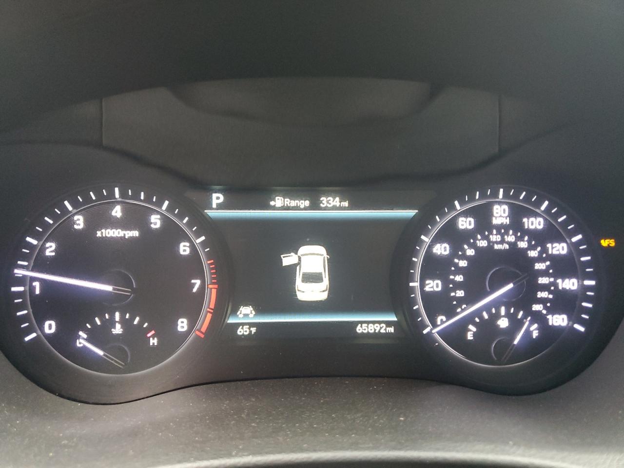 2019 Genesis G80 VIN KMTFN4JB0KU320970 Copart auction photo, front end damage thumbnail 9