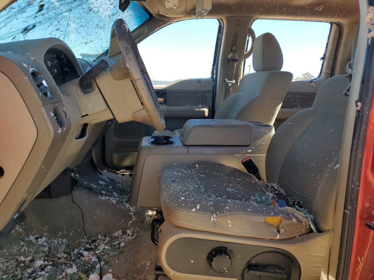 2007 Ford F-150 VIN 1FTRW12W87KC92900 Copart auction photo, all over damage thumbnail 7