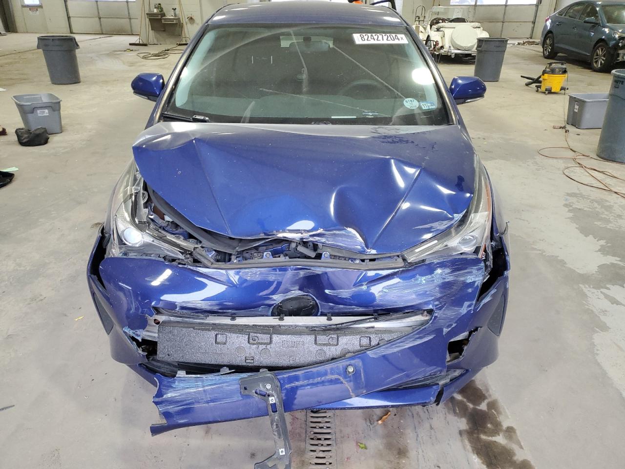 2016 Toyota Prius VIN JTDKBRFU5G3528949 Copart auction photo, front end damage thumbnail 5