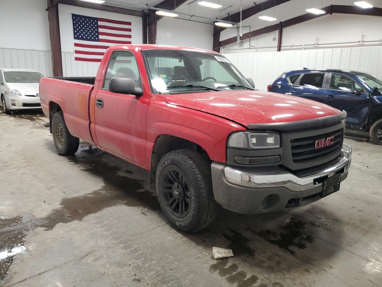 2006 GMC Sierra VIN 1GTEK14V56E290212 Copart auction photo, rear end damage thumbnail 4