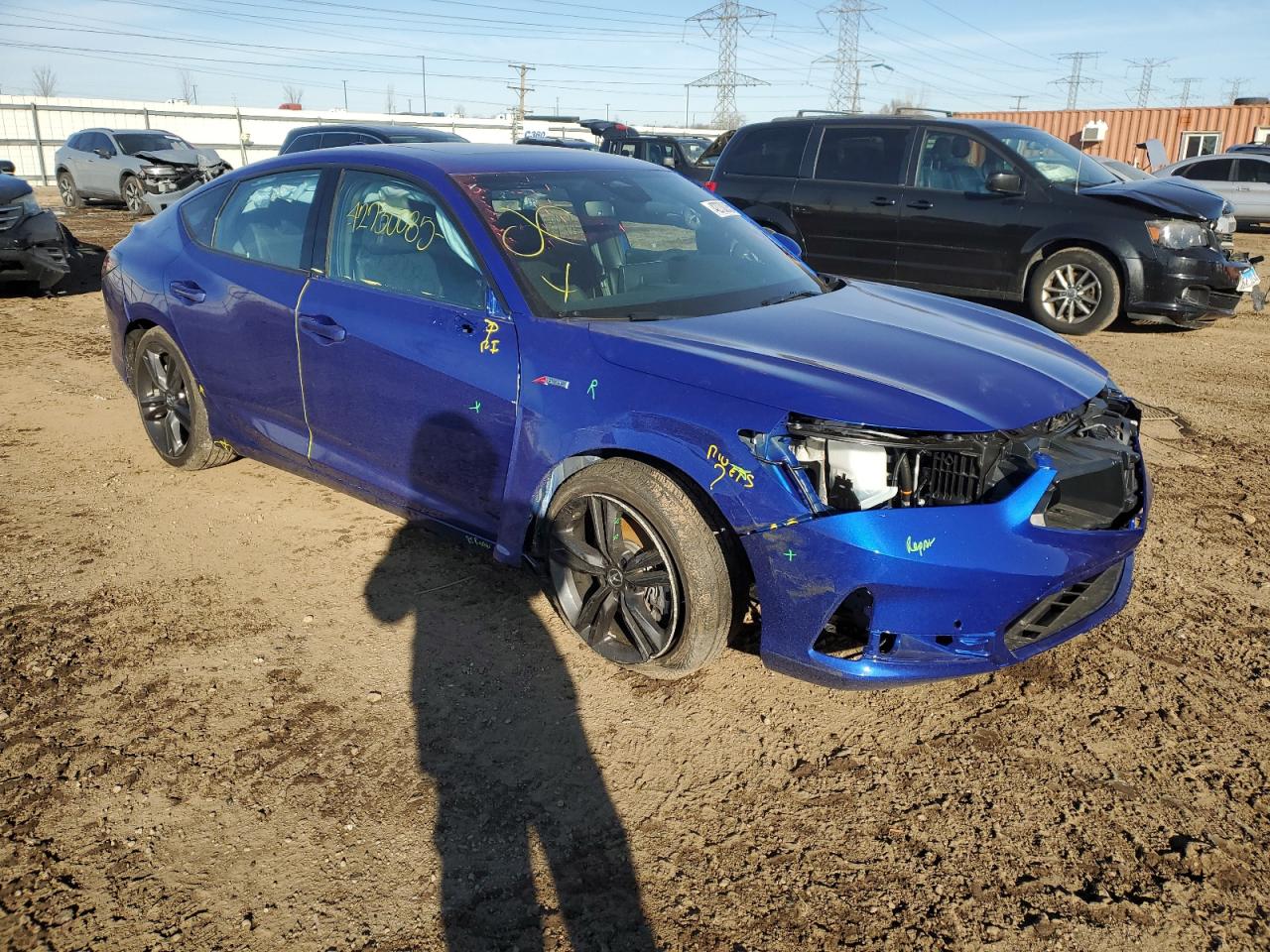 2025 Acura Integra VIN 19UDE4G79SA001384 Copart auction photo, front end / rear end damage thumbnail 4