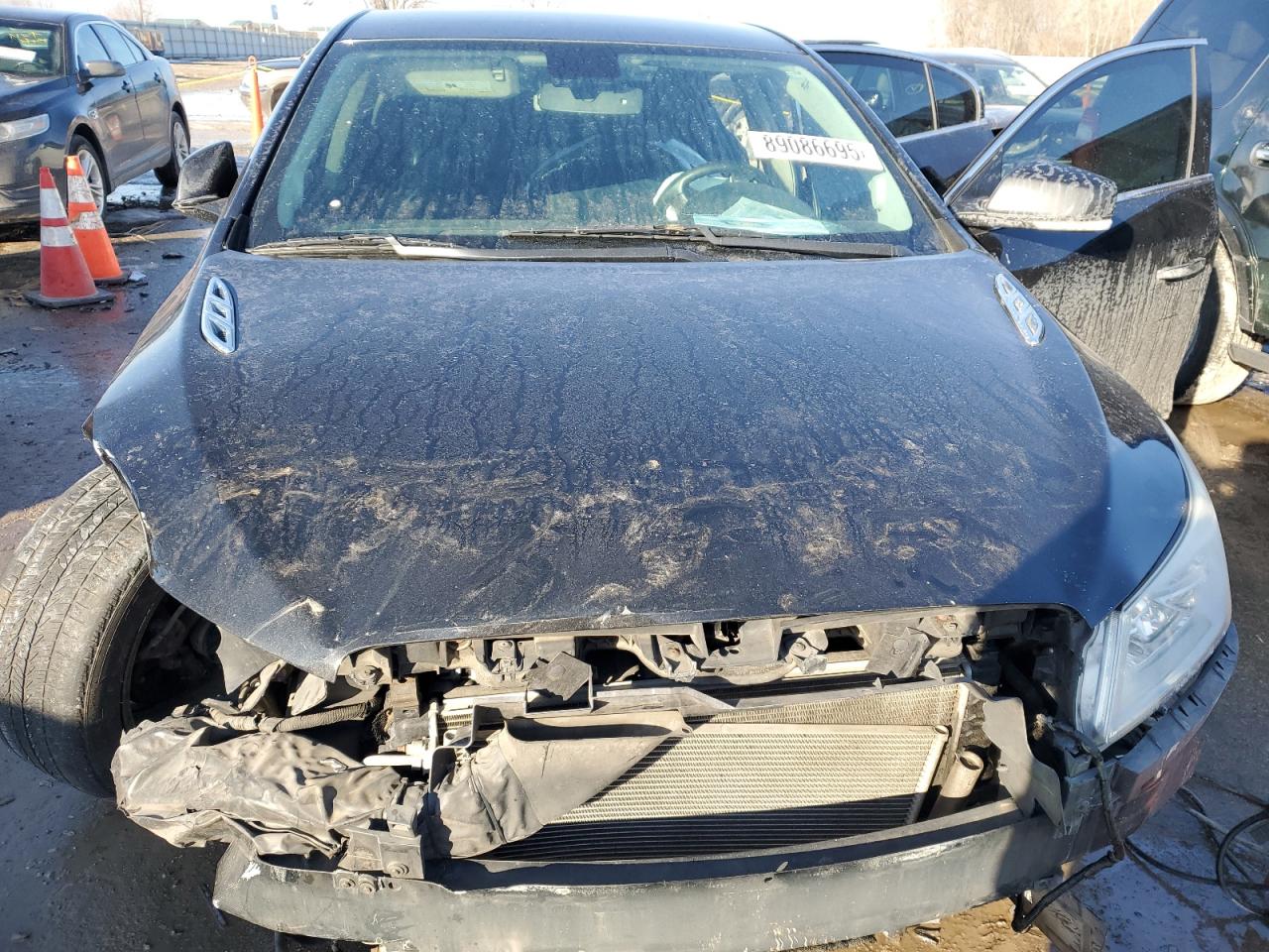 2010 Buick LaCrosse VIN 1G4GC5EG7AF121028 Copart auction photo, front end damage thumbnail 12