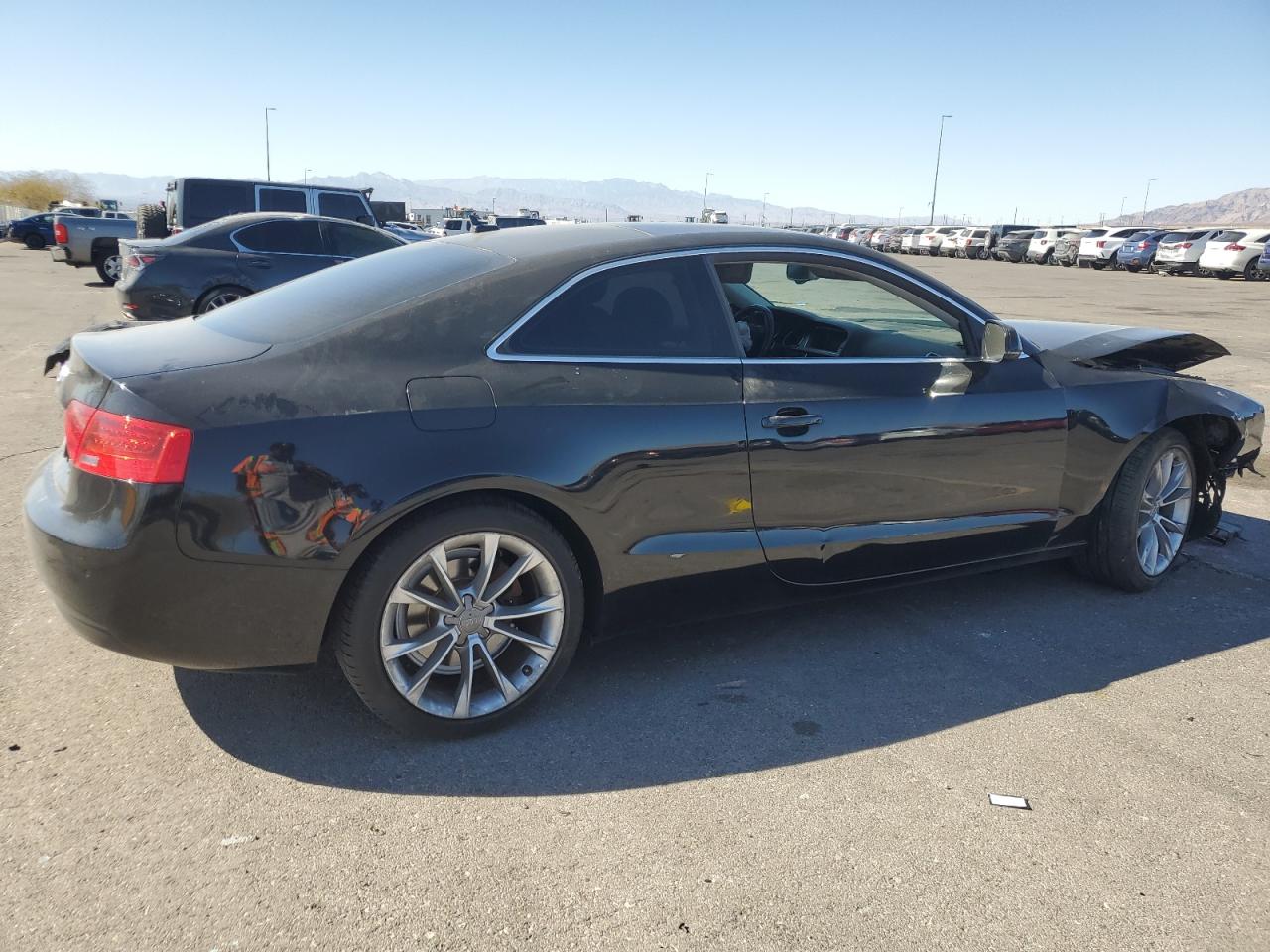 2014 Audi A5 VIN WAULFAFR2EA052719 Copart auction photo, front end damage thumbnail 3