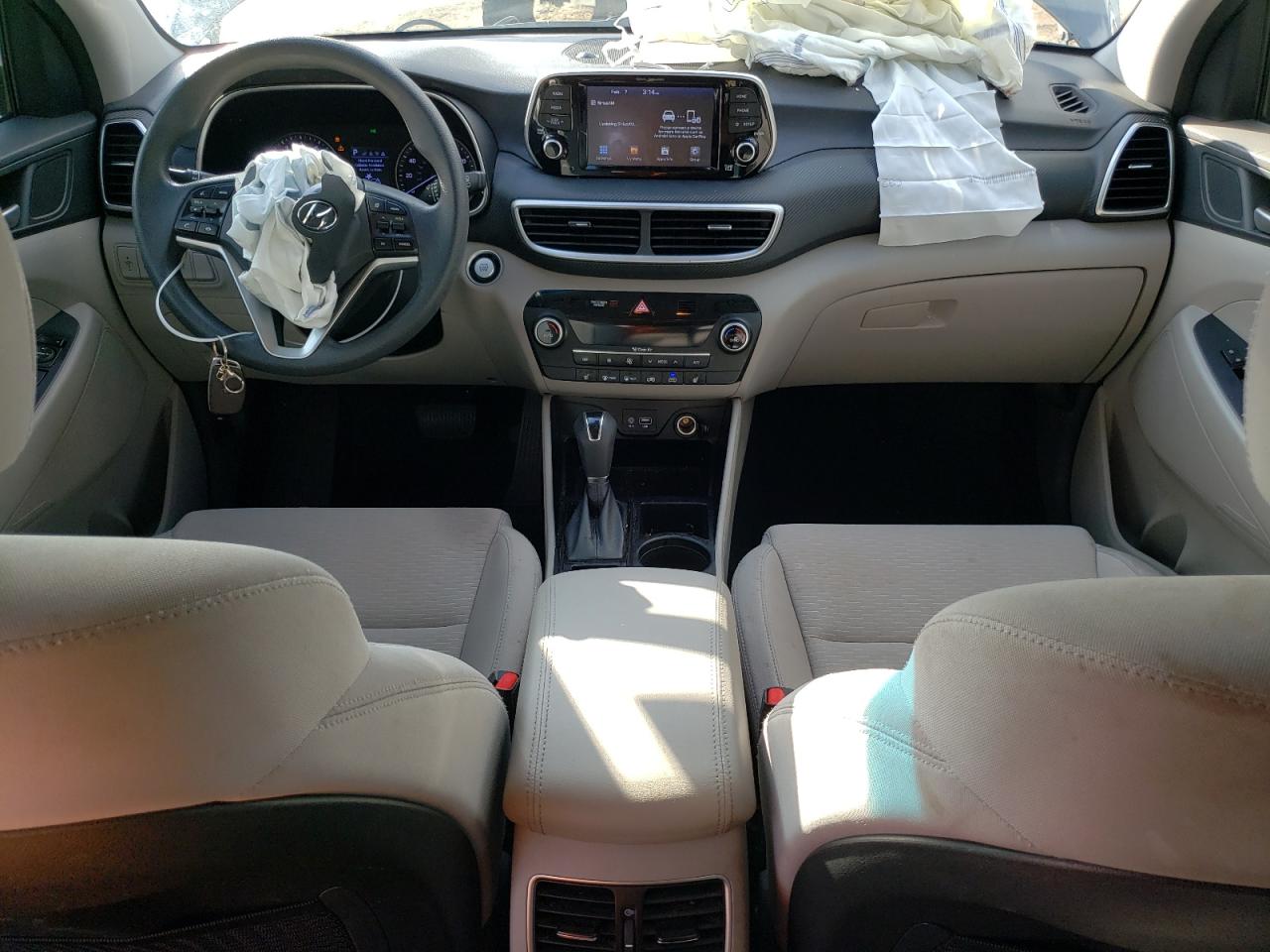 2019 Hyundai Tucson VIN KM8J33AL2KU972227 Copart auction photo, front end damage thumbnail 8